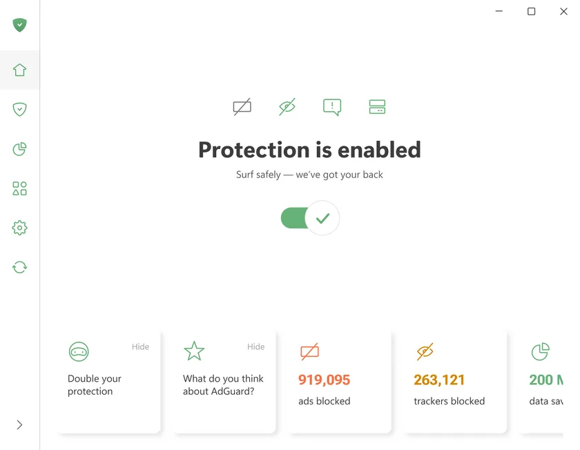 AdGuard desktop settings interface